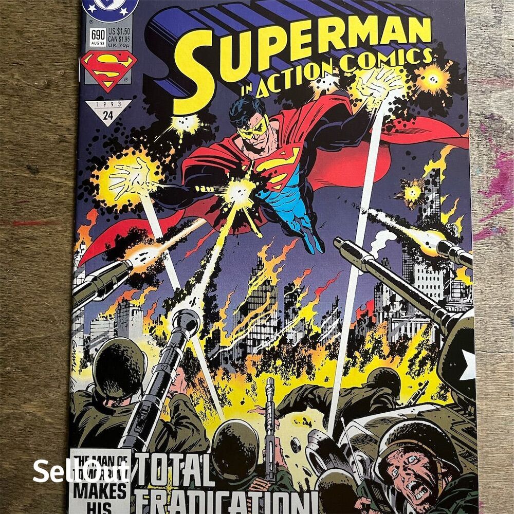 Superman in Action Comics #690 1993 DC Comic Book Reign of the Supermen
